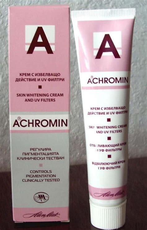 Achromin krem kullanımı